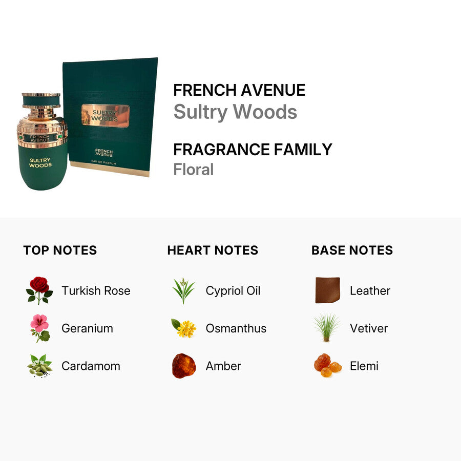 Profumo French Avenue Sultry Woods  EDP 80ml - Unisex