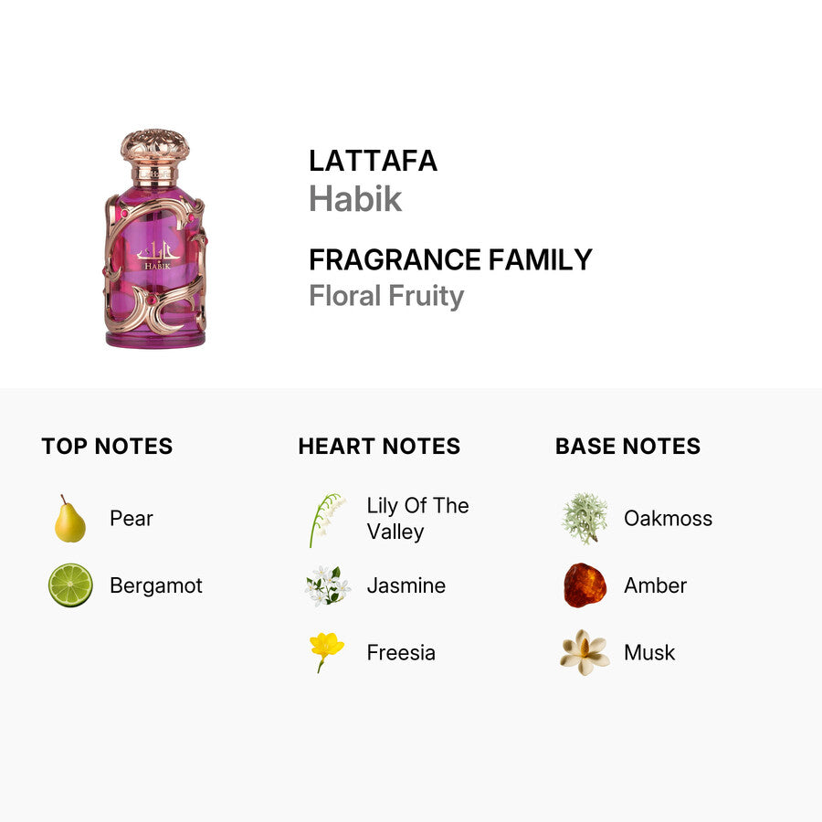Profumo Lattafa Habik Women 100ml - Donna