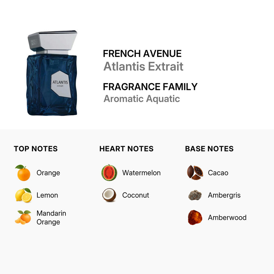 Profumo French Avenue Atlantis Extrait EDP 100ml - Unisex