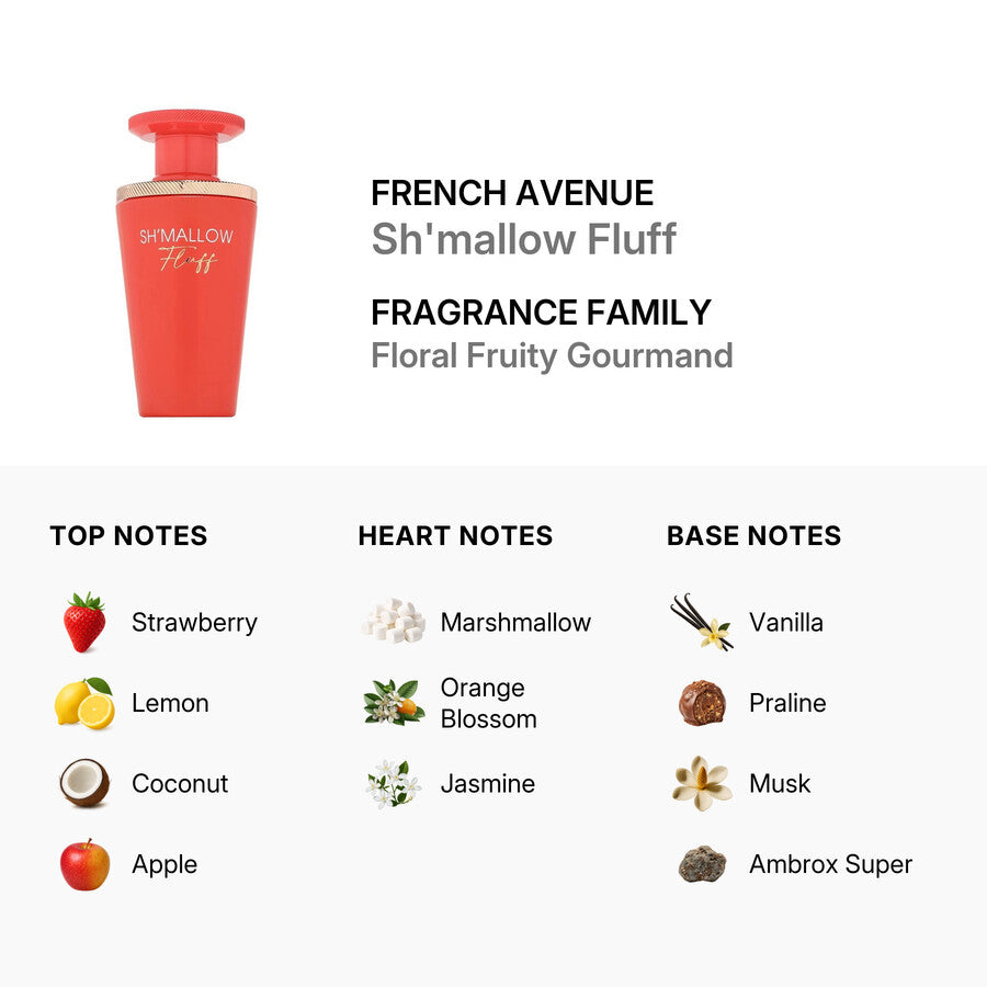 Profumo French Avenue Sh'mallow Fluff EDP 100ml - Donna